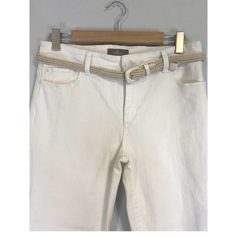 Chico’s So Slimming White Jeans